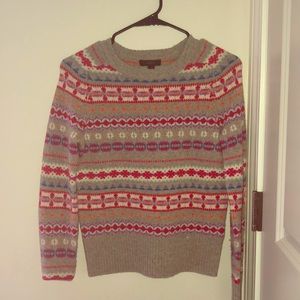 J Crew multicolored sweater